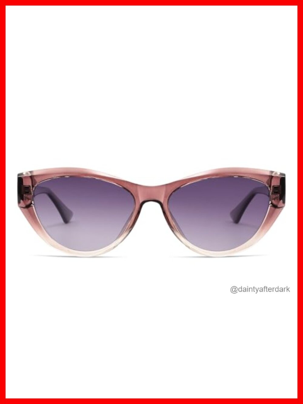 Cat Eye Polarized Sunglasses TR90 Frame UV Protection